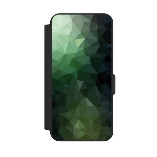 Samsung Galaxy S25 FE NIVOflip Polygonal Mosaic Green