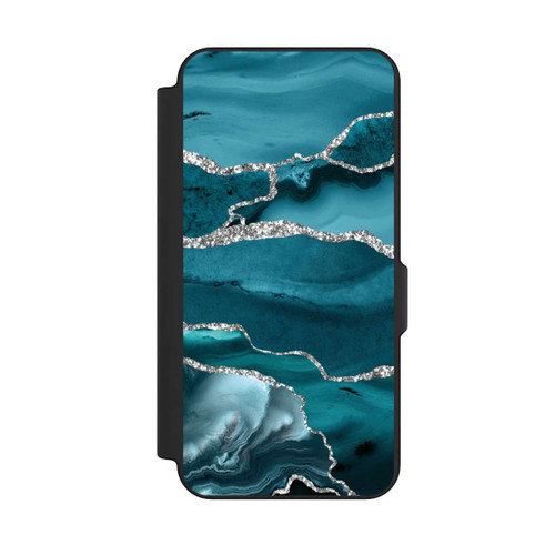 Samsung Galaxy S25 FE NIVOflip Gletscher Eis Marmor