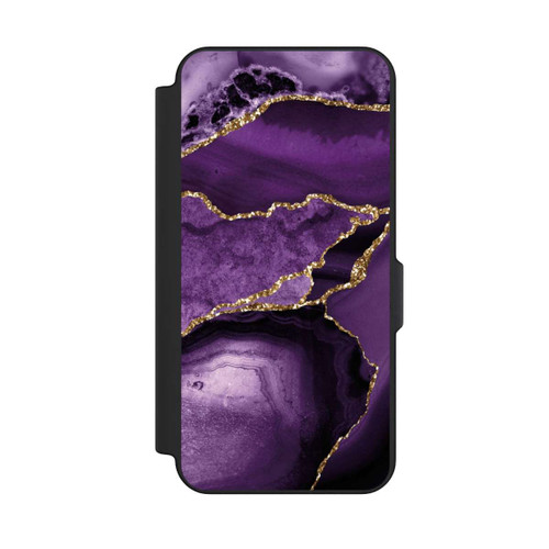 Samsung Galaxy S25 FE NIVOflip Marbre Violet Paysage