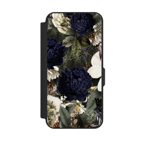 Samsung Galaxy S25 FE NIVOflip Dunkle Mitternachts Barock Vintage Blumen
