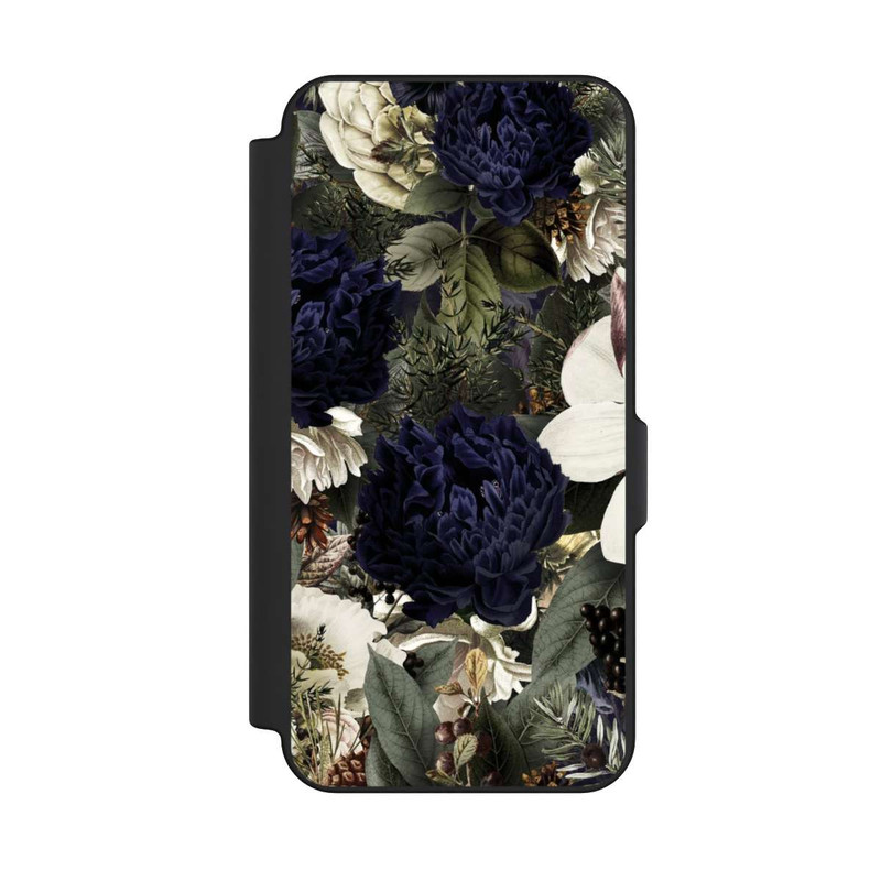 Galaxy S25 FE NIVOflip Dunkle Mitternachts Barock Vintage Blumen