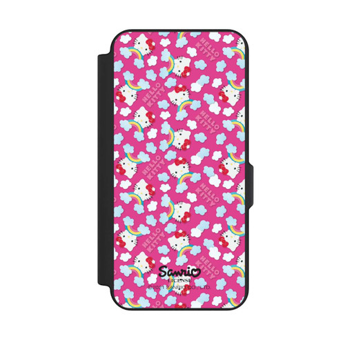 Samsung Galaxy S25 FE NIVOflip Hello Kitty Regenbogenmuster