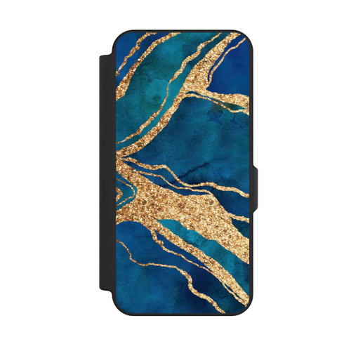 Samsung Galaxy S25 FE NIVOflip Edelstein Blaugold