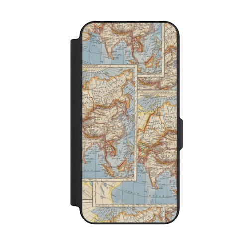 Samsung Galaxy S25 FE NIVOflip Carte du monde vintage