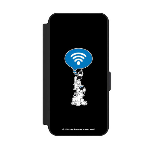 Samsung Galaxy S25 FE NIVOflip Idéfix WI-FI Sur Fond Noir