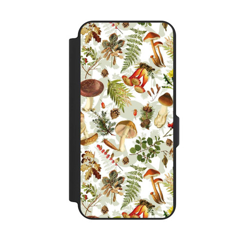 Samsung Galaxy S25 FE NIVOflip Pilzmuster Weiß