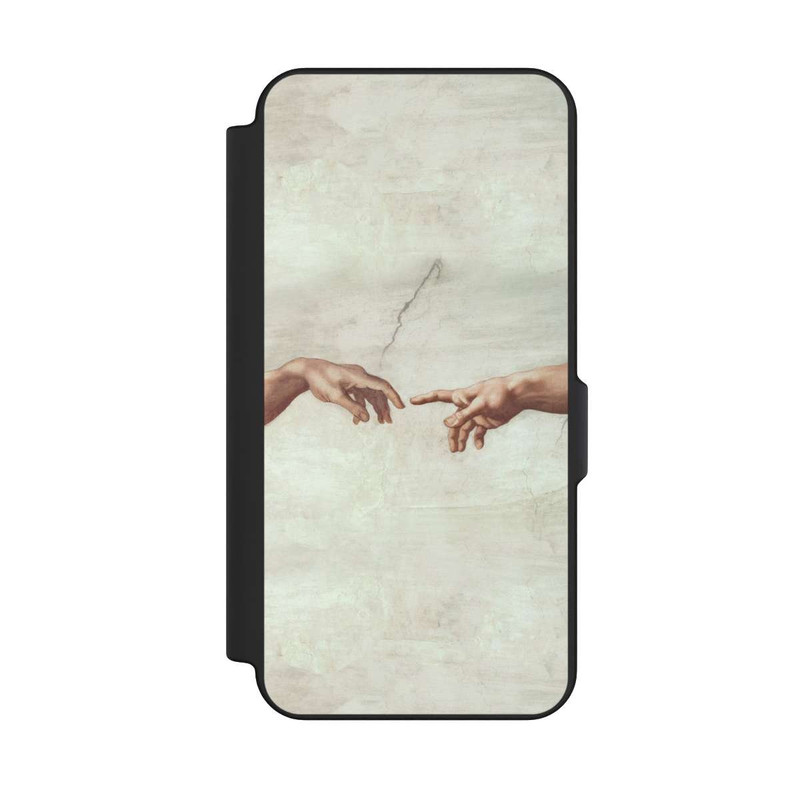 Galaxy S25 FE NIVOflip Die Hände von Gott und Adam von Michelangelo Buonarroti