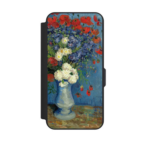 Samsung Galaxy S25 FE NIVOflip Vase avec Bleuets et Coquelicots - Vicent Van Gogh