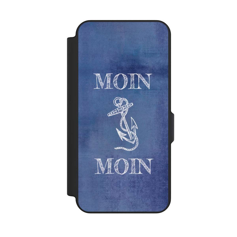 Galaxy S25 FE NIVOflip Moin Anker grunge blau