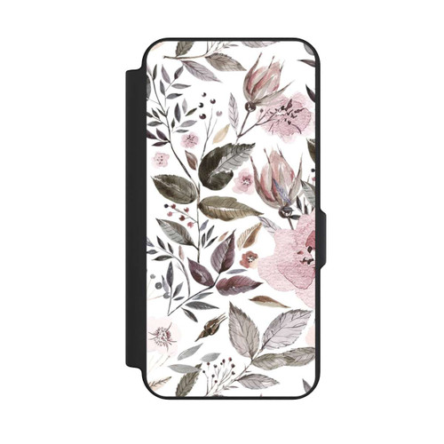 Samsung Galaxy S25 FE NIVOflip Aquarell braune Rosenblüten