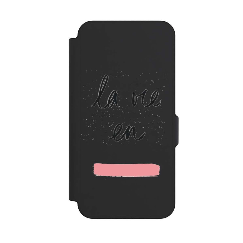 Galaxy S25 FE NIVOflip La vie en Rose sans Fond