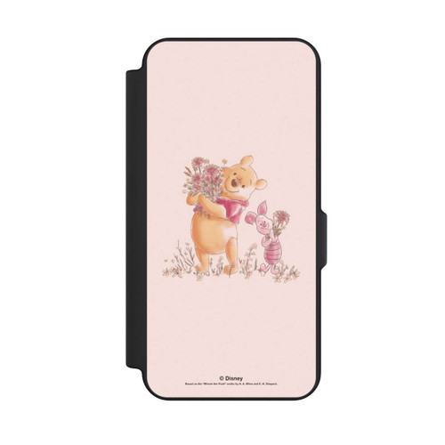 Samsung Galaxy S25 FE NIVOflip Winnie &amp; Porcinet avec des Fleurs