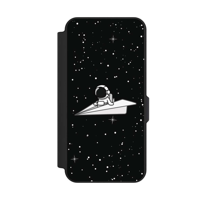 Galaxy S25 FE NIVOflip Astronaut Paper Plane Comic