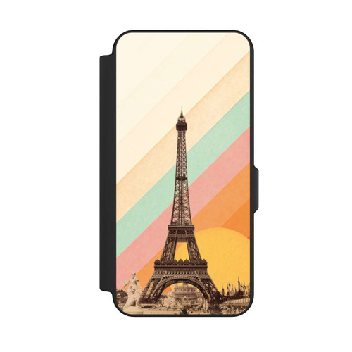 Samsung Galaxy S25 FE NIVOflip Tour Eiffel arc-en-ciel