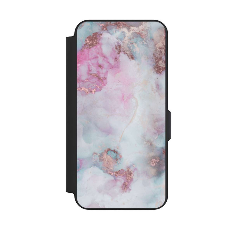 Galaxy S25 FE NIVOflip Encre Alcool Marbre Bleu
