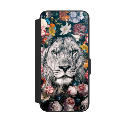 Samsung Galaxy S25 FE NIVOflip Lion Flowers