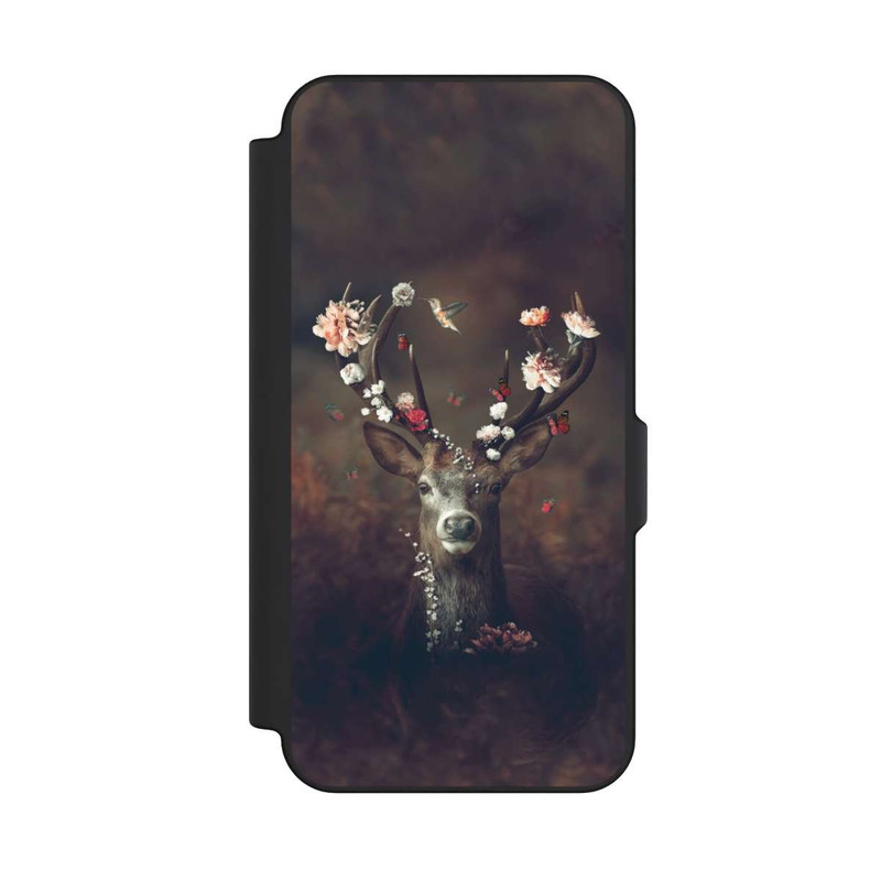 Galaxy S25 FE NIVOflip Fauna Flora Hirsch
