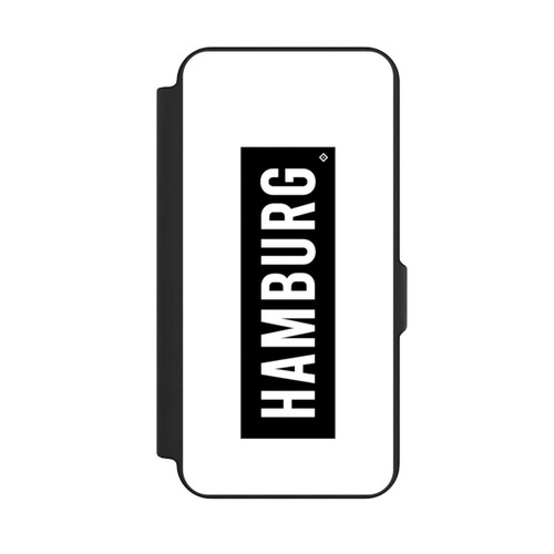 Samsung Galaxy S25 FE NIVOflip HSV Hamburg Schwarz Weiss