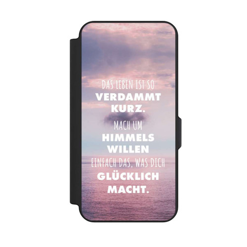 Samsung Galaxy S25 FE NIVOflip Das Leben Ist So Verdammt Kurz