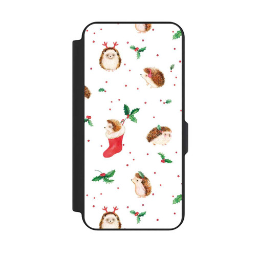 Samsung Galaxy S25 FE NIVOflip Christmas Cute Hedgehog