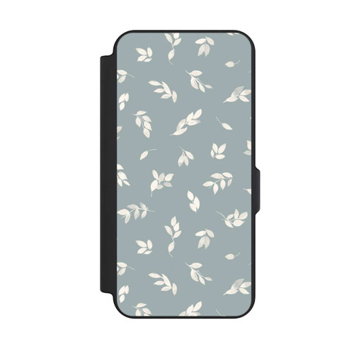 Samsung Galaxy S25 FE NIVOflip Feuilles d'automne gris