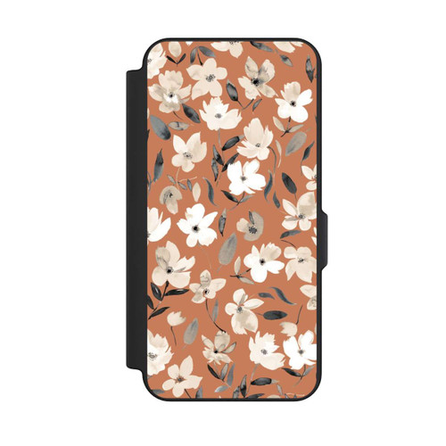 Samsung Galaxy S25 FE NIVOflip Fleurs Fraîches D'Automne Cuivre