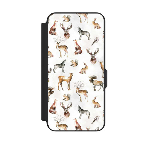 Samsung Galaxy S25 FE NIVOflip Animaux d'hiver des bois