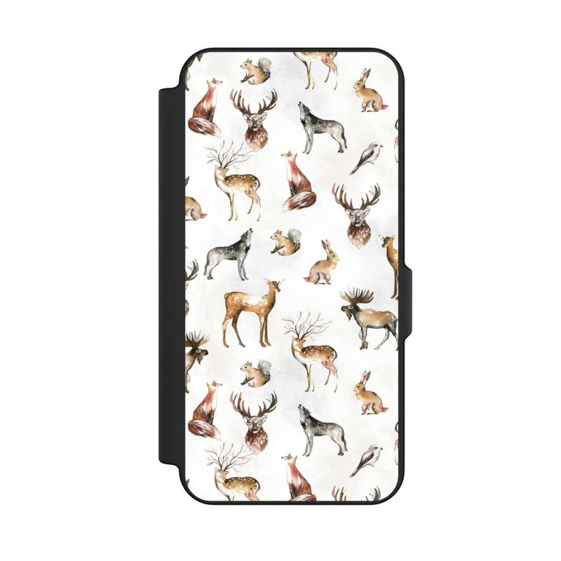 Galaxy S25 FE NIVOflip Animaux d'hiver des bois