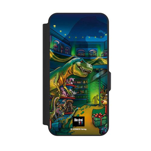 Samsung Galaxy S25 FE NIVOflip Die Drei Fragezeichen Dino