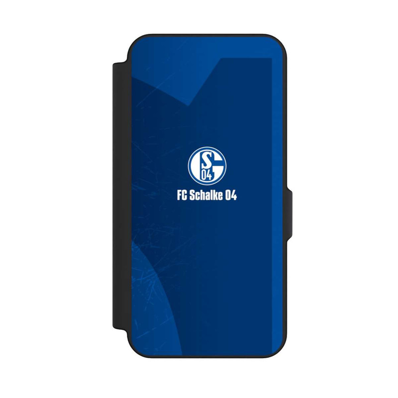 Galaxy S25 FE NIVOflip Schalke 04 Blauer Hintergrund Mit Logo