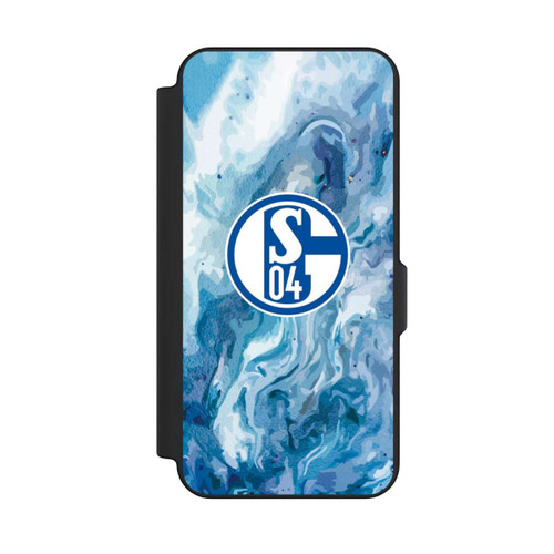 Samsung Galaxy S25 FE NIVOflip Schalke 04 Flüssig Blau