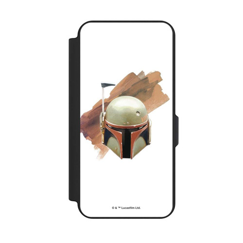 Samsung Galaxy S25 FE NIVOflip Casque Boba Fett Blanc