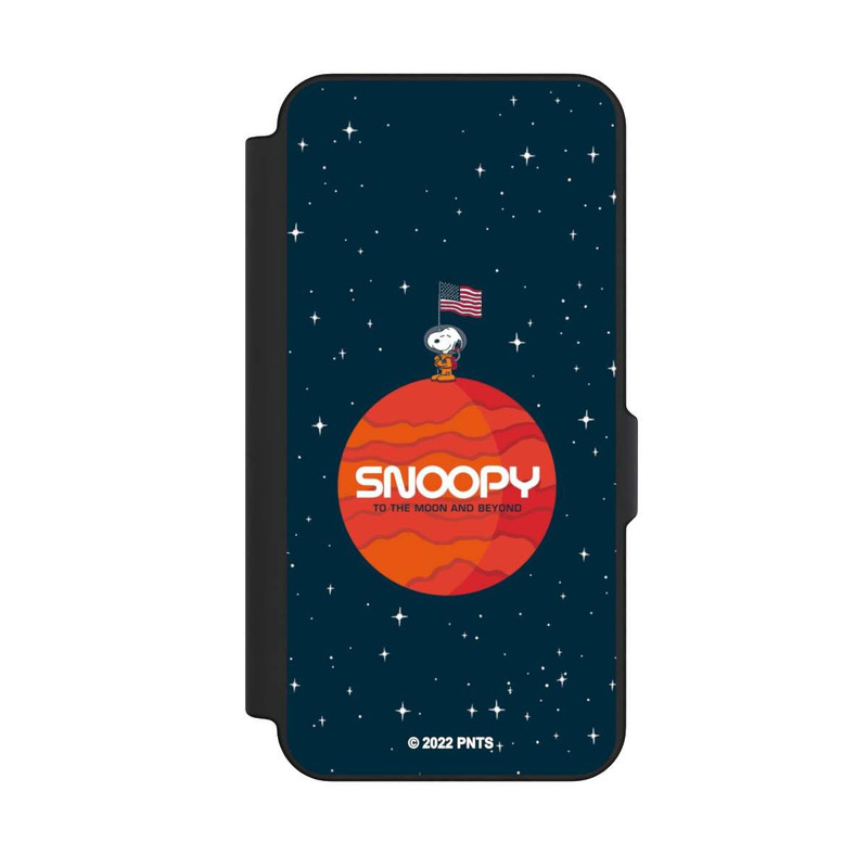 Galaxy S25 FE NIVOflip Snoopy Voyageur de l'espace Orange