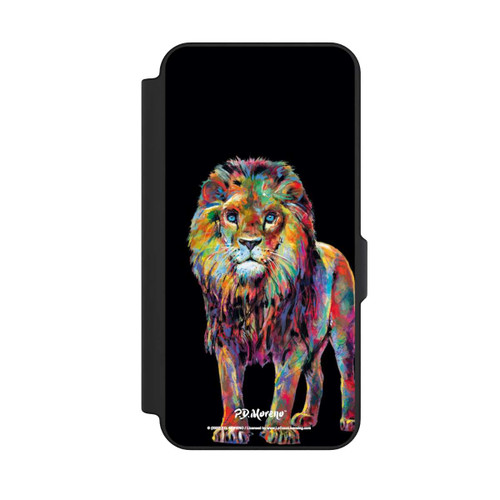 Samsung Galaxy S25 FE NIVOflip Löwe Bunte Kunst von P.D. Moreno