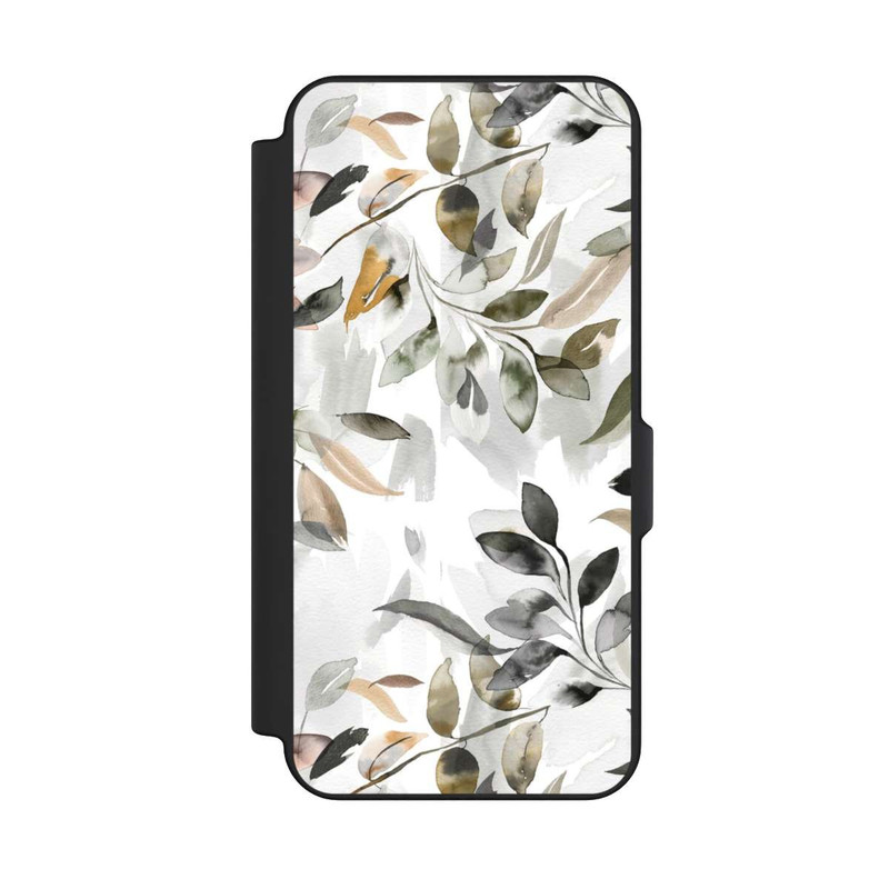 Galaxy S25 FE NIVOflip Feuilles neutres à l’aquarelle