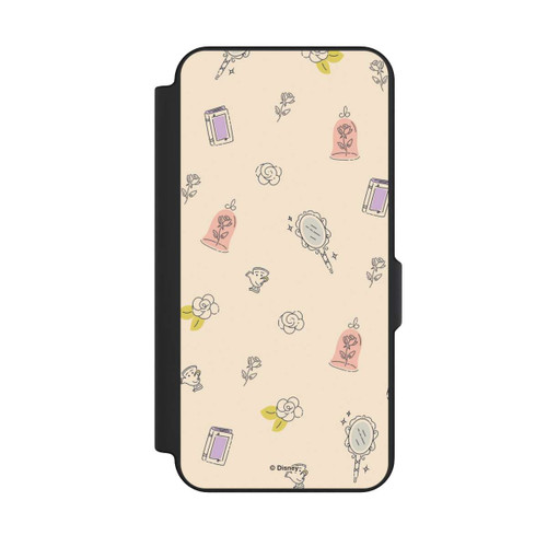 Samsung Galaxy S25 FE NIVOflip Princess Accessoires Pattern Beige Disney Princess 