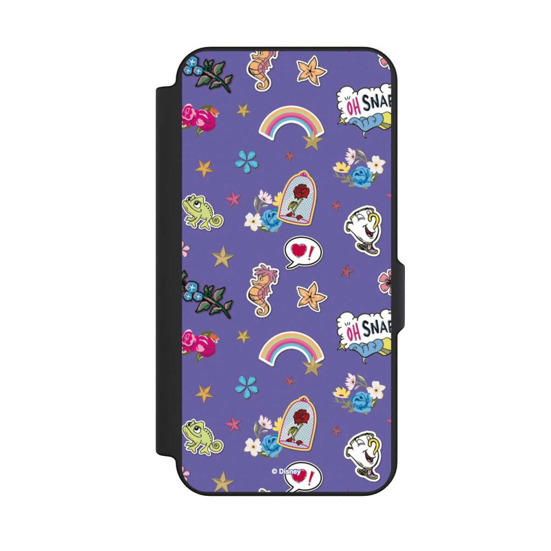 Galaxy S25 FE NIVOflip Princess Pattern Purple Disney Princess
