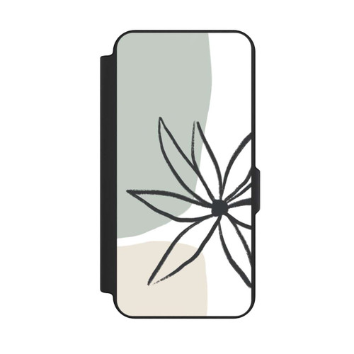 Samsung Galaxy S25 FE NIVOflip Blume Minze und Sahne