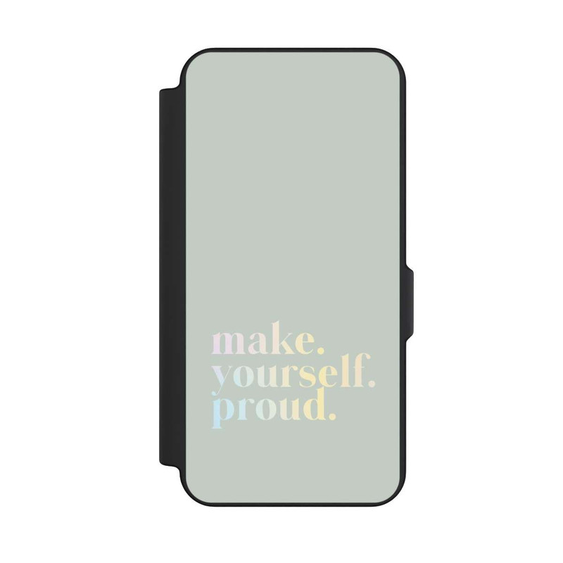 Galaxy S25 FE NIVOflip Make Yourself Proud Citation - Menthe et dégradé