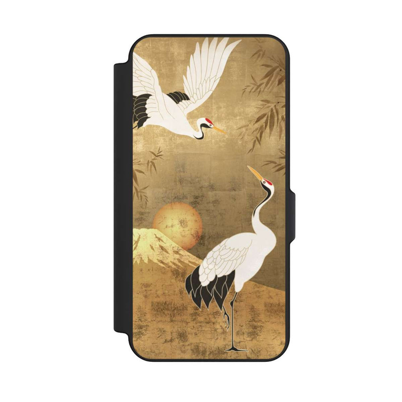 Galaxy S25 FE NIVOflip Kraniche Gold Japan 1