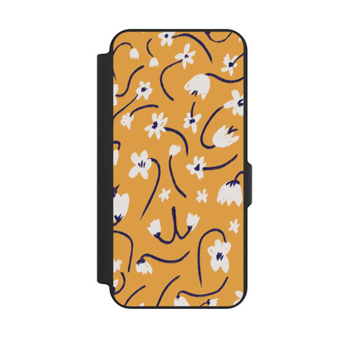Samsung Galaxy S25 FE NIVOflip Pattern Petites Fleurs Jaunes