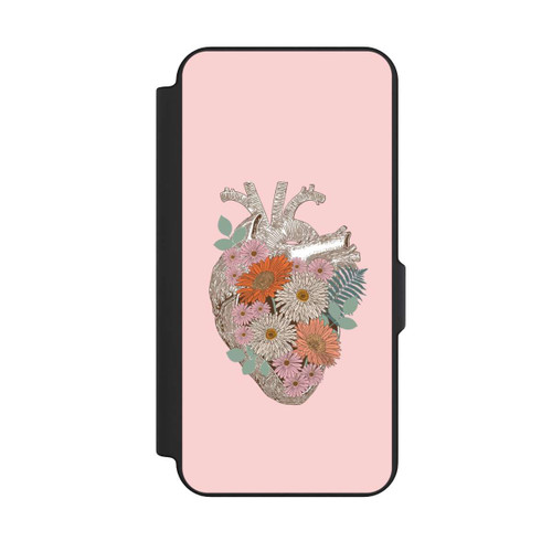 Samsung Galaxy S25 FE NIVOflip Cœur Fleuri Vintage