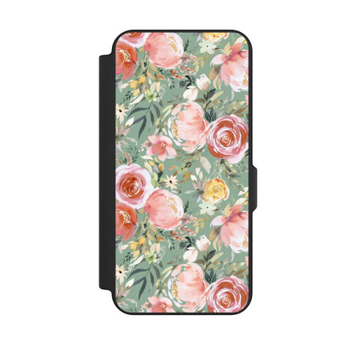 Samsung Galaxy S25 FE NIVOflip Bouquet de Pivoines Pastelles