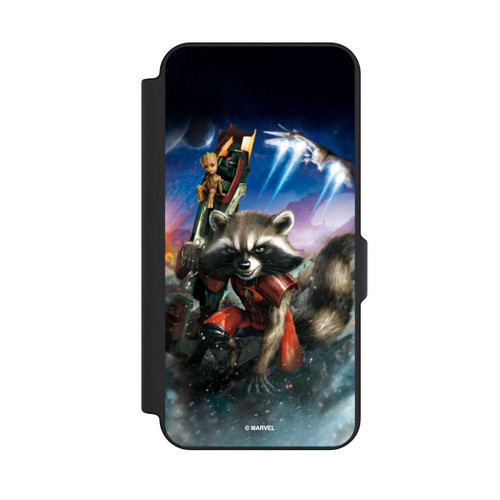Samsung Galaxy S25 FE NIVOflip Rocket &amp; Baby Groot Guardians Of The Galaxy