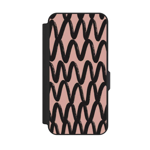 Samsung Galaxy S25 FE NIVOflip Zig Zag Noir