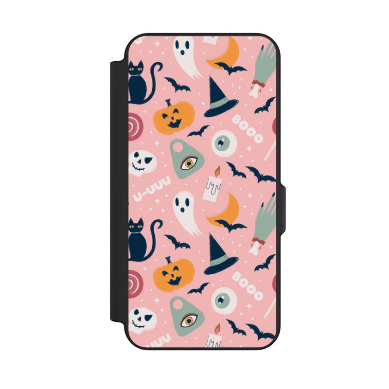 Galaxy S25 FE NIVOflip Cute Halloween Ghosts Pattern