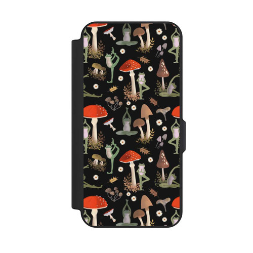 Samsung Galaxy S25 FE NIVOflip Yoga-Frösche mit Pilzen