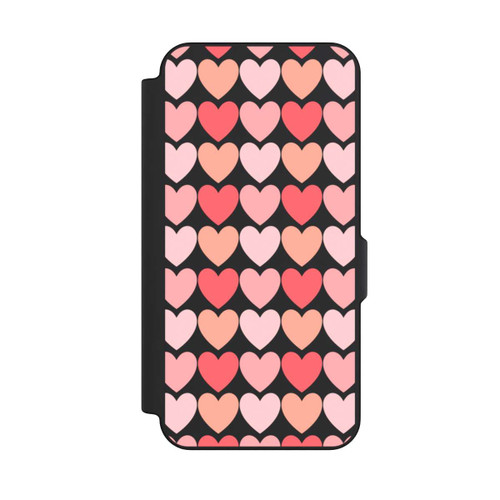 Samsung Galaxy S25 FE NIVOflip Coeurs d'ombres roses