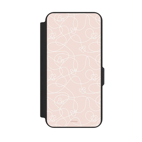 Samsung Galaxy S25 FE NIVOflip Micky Line Art Pattern Rose 