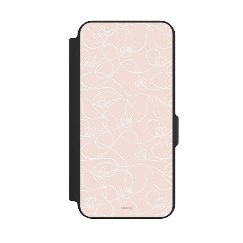 Galaxy S25 FE NIVOflip Micky Line Art Pattern Rose 